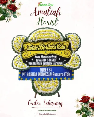 Papan Bunga Duka di Bedoyo