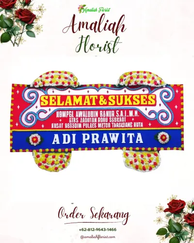 Karangan Bunga Ucapan Selamat di Bedoyo