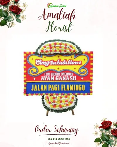 Bunga Papan Congratulation di Bedoyo